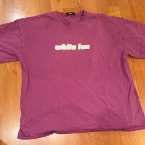 White Fox Oversized Tee